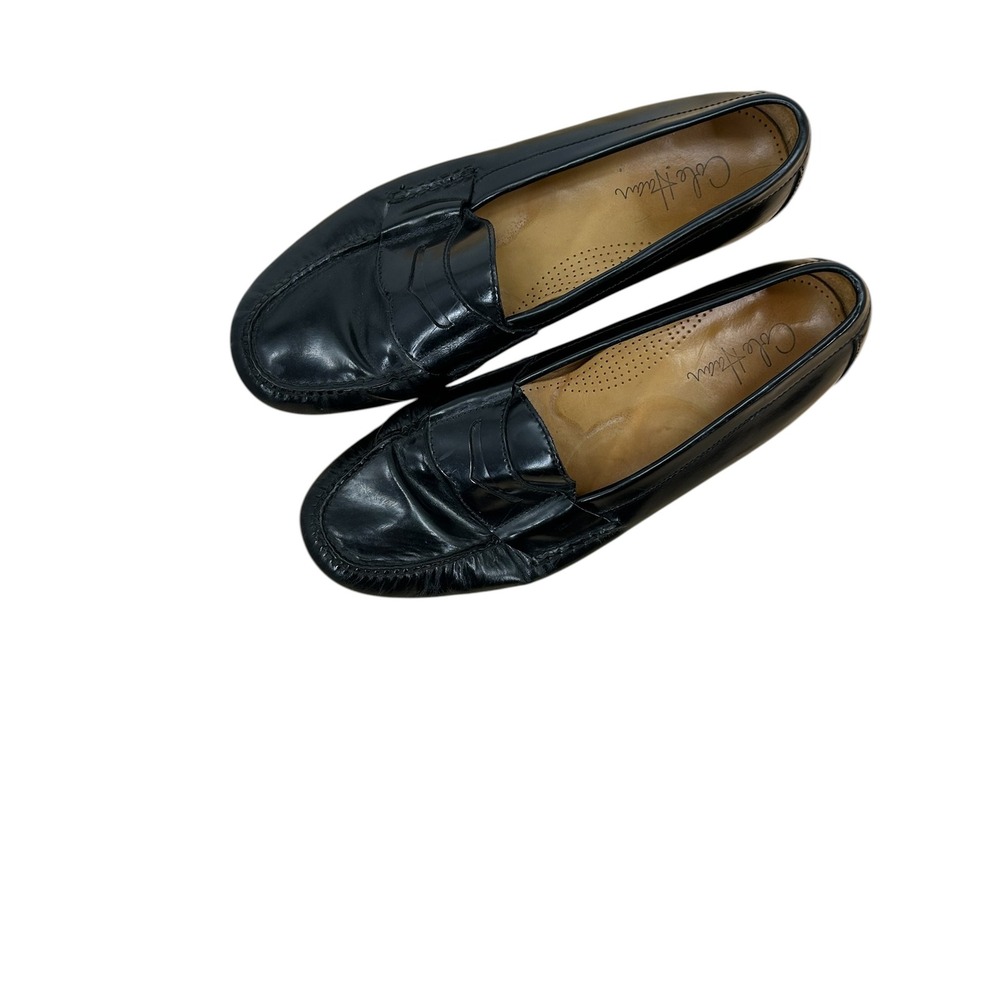 Cole Haan Mens Penny Loafers Black Leather‎ Dress Shoes Size 13 D - Picture 8 of 12